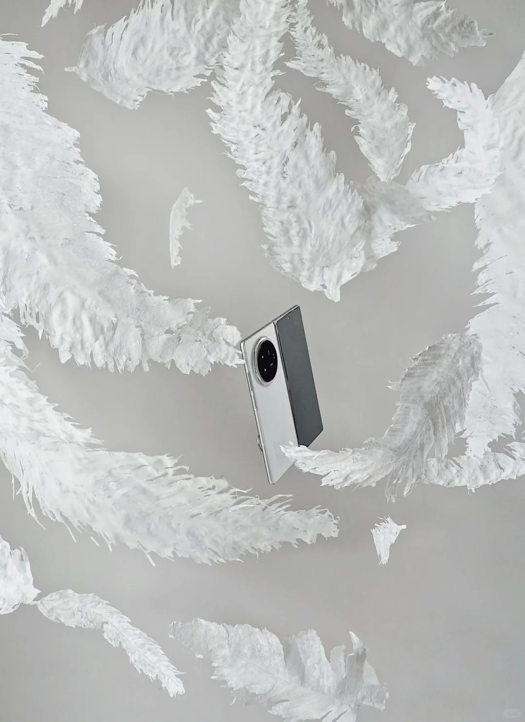 Unveiling the X Fold3 via Paper Art Minimalism image 1