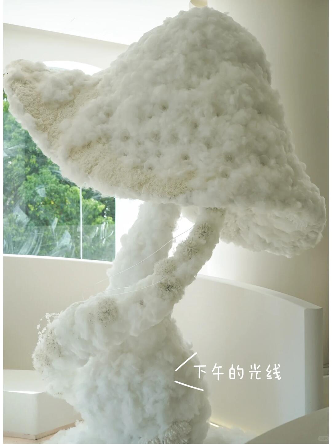 An Ethereal and Dreamy Fairy Mushroom Art Installation, Cute & Sweet Style