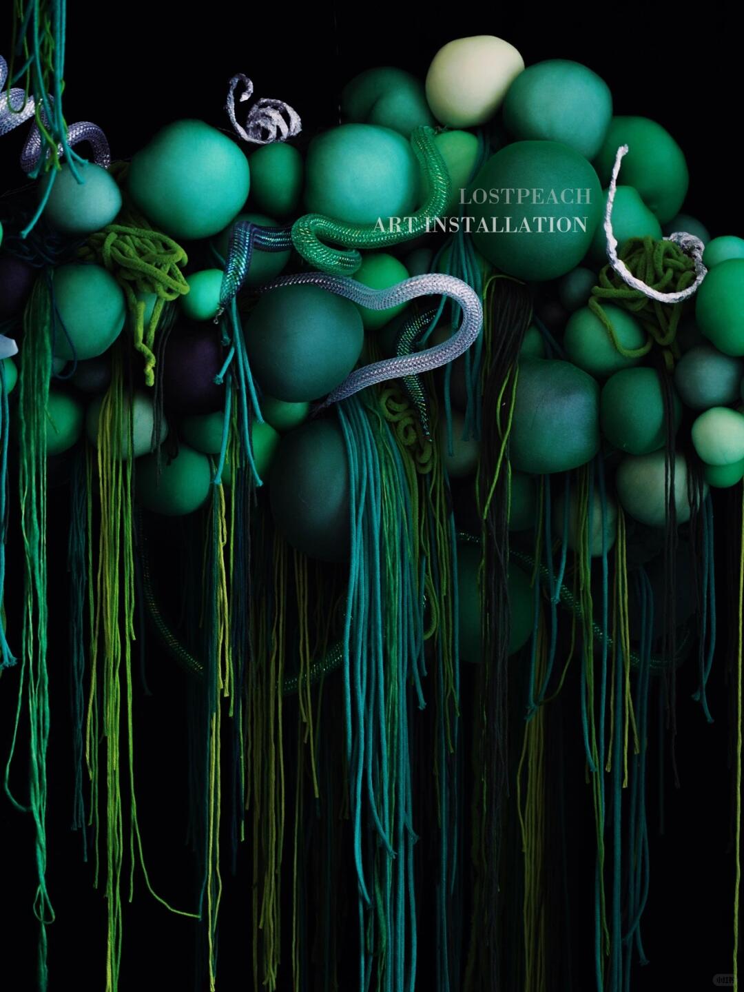 Cell Division | Creating Eye-Catching Booth Art Installations with Pantyhose