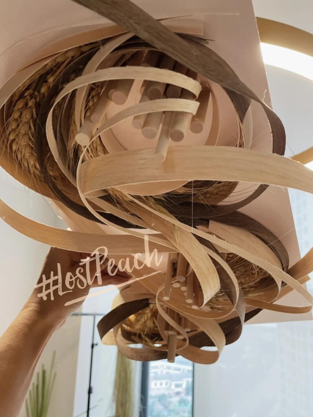 Interior Design | Ceiling Art Installation | Restaurant Ceiling 3D Structure