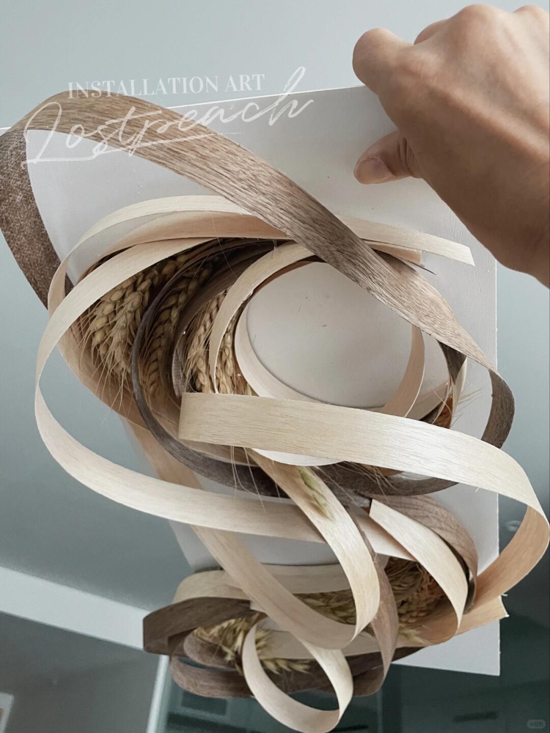 Interior Design | Ceiling Art Installation | Restaurant Ceiling 3D Structure image 3