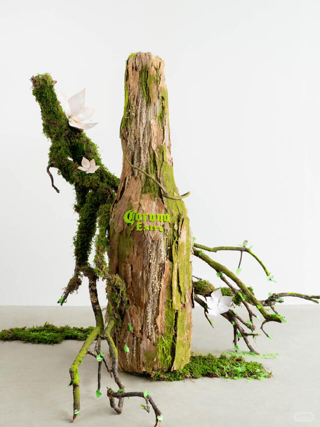 Corona Forest | Nature Installation Art Created with Beer Bottles