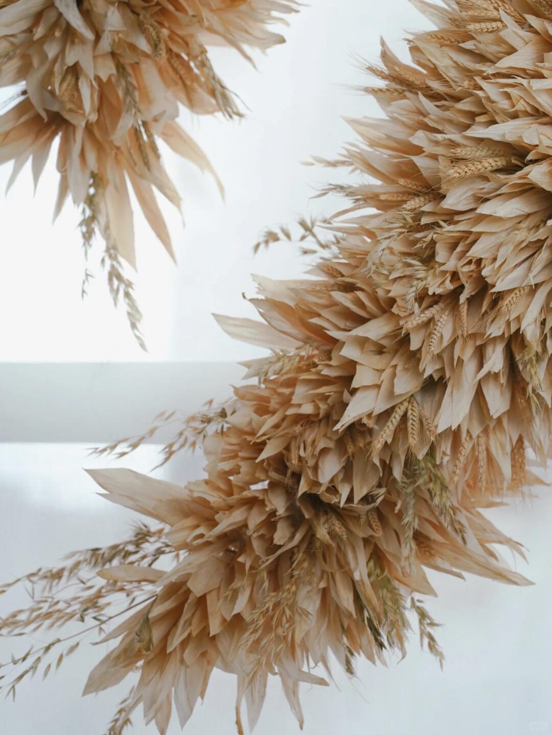 Spatial Art Installation | Crafting a Group of Hummingbird Nests with Corn Husks image 1