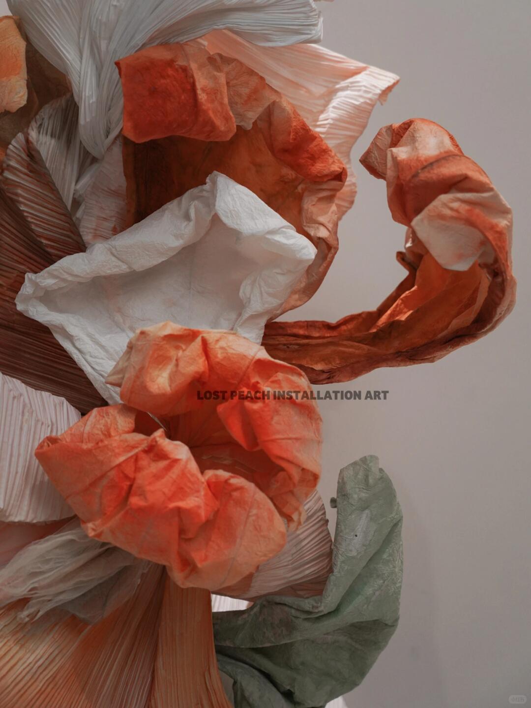 Fabric & Paper Art Installation | Deep Autumn Hues Window Display