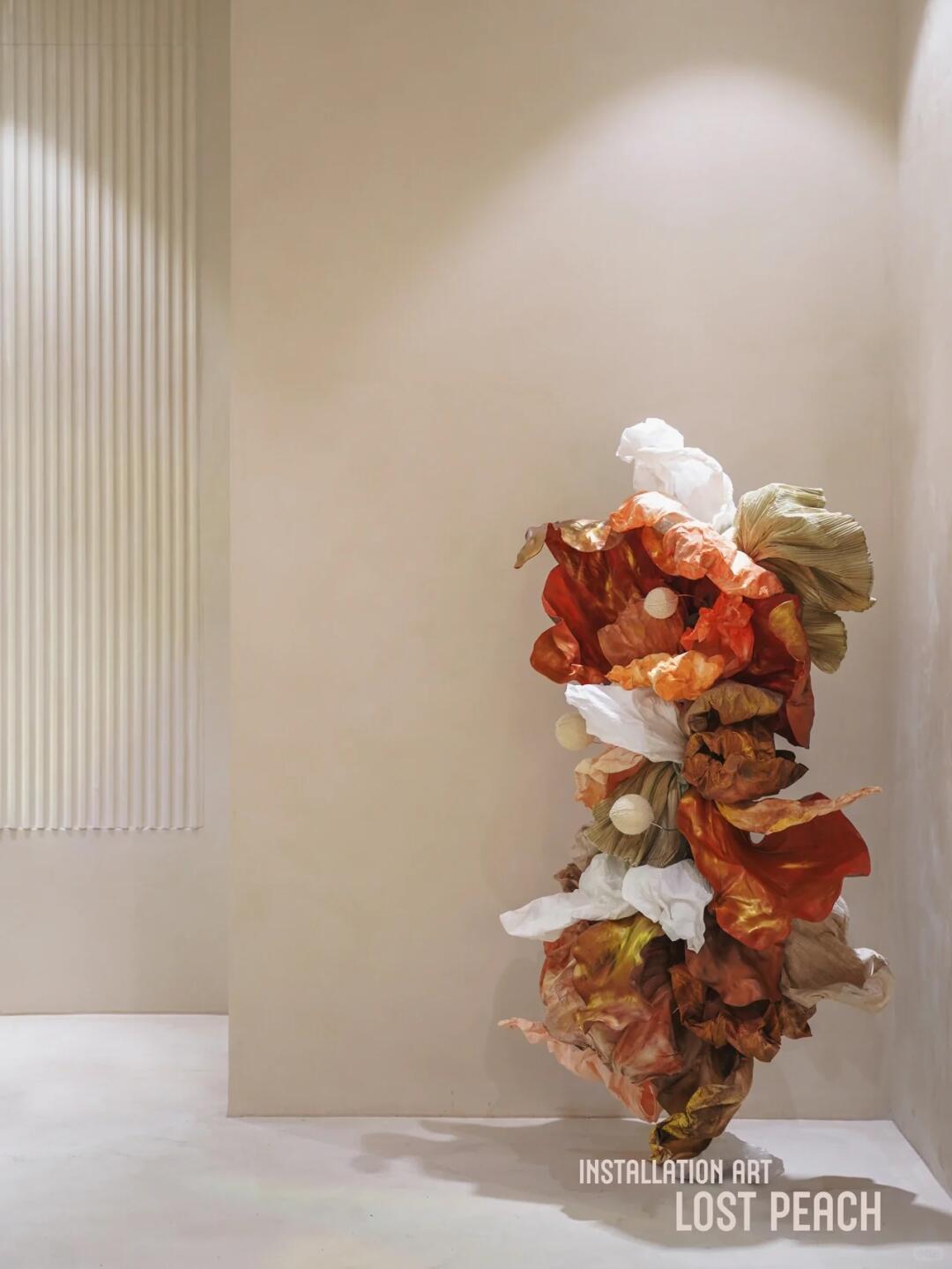 Layered Golden Petals || Grand Opening Art Installation for a Gym image 6