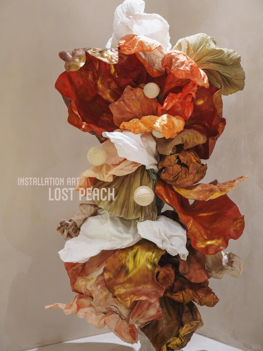 Layered Golden Petals || Grand Opening Art Installation for a Gym