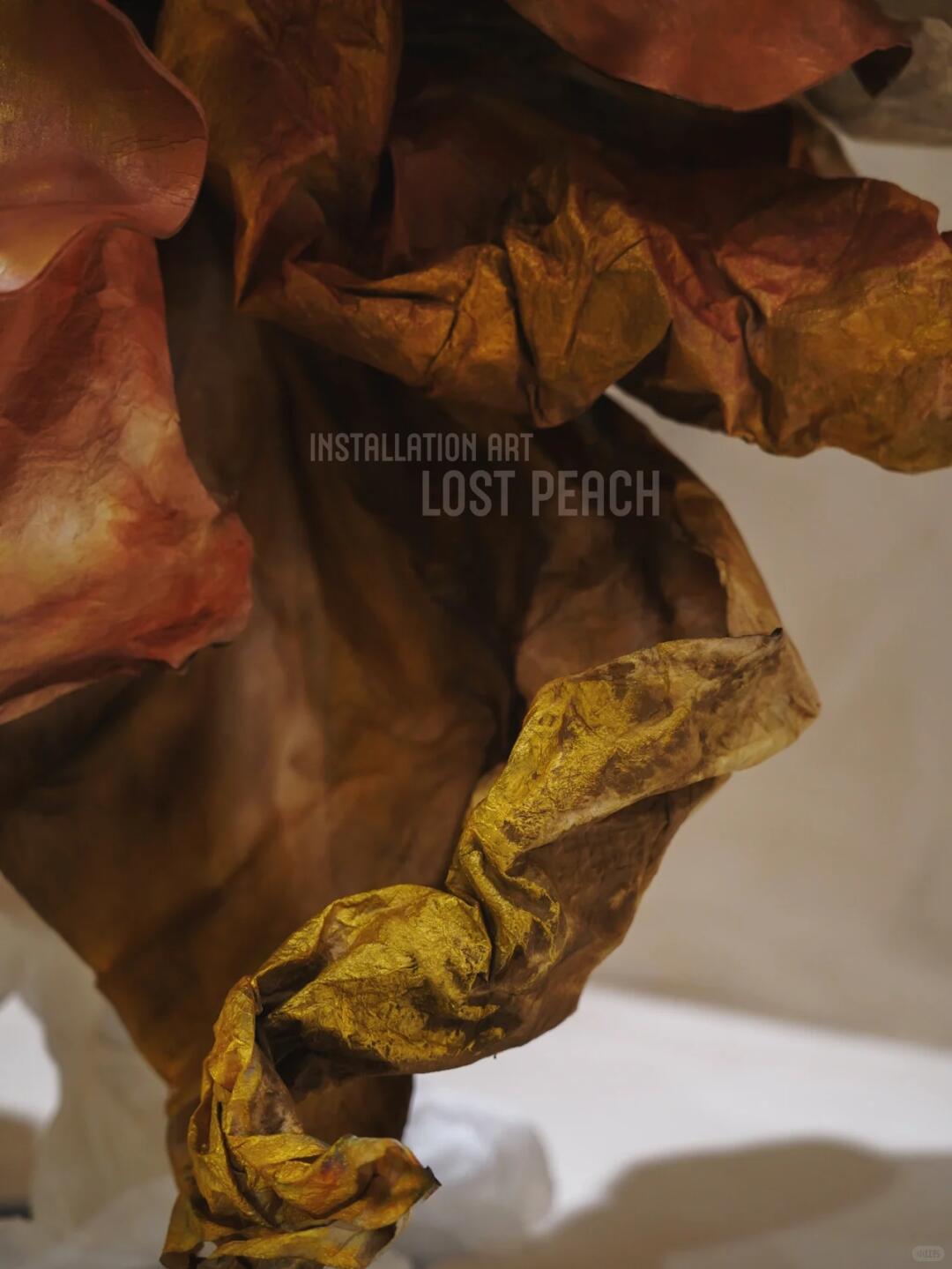 Layered Golden Petals || Grand Opening Art Installation for a Gym image 2