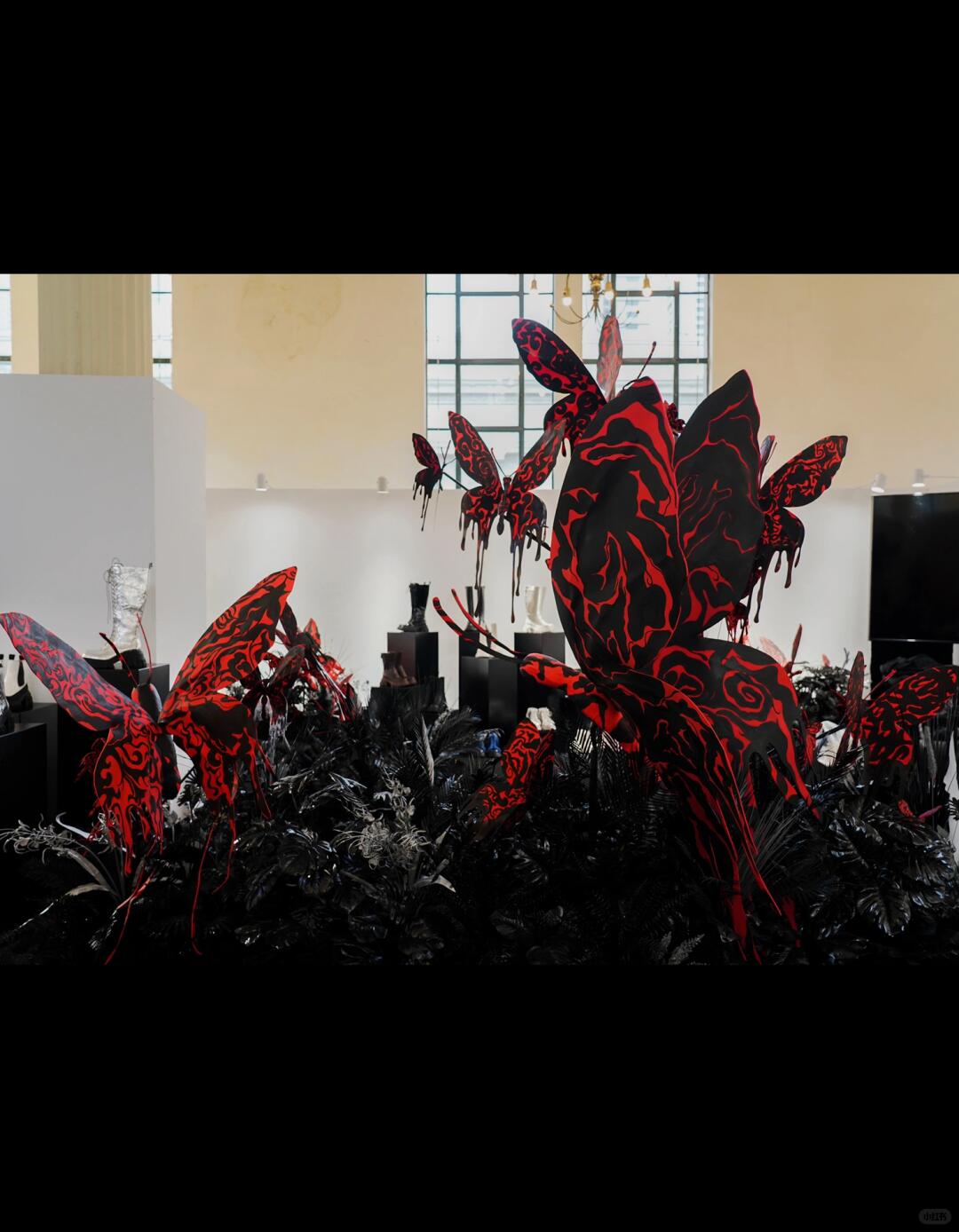 Shanghai Fashion Week Art Installation | Dancing Butterflies Amidst Blooms image 3