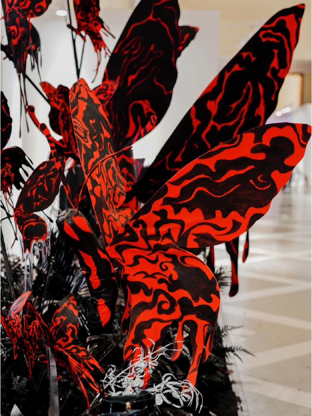 Shanghai Fashion Week Art Installation | Dancing Butterflies Amidst Blooms image 8