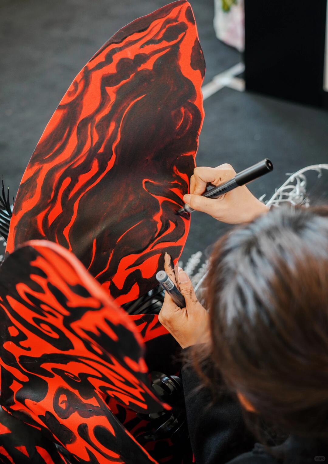 Shanghai Fashion Week Art Installation | Dancing Butterflies Amidst Blooms image 7