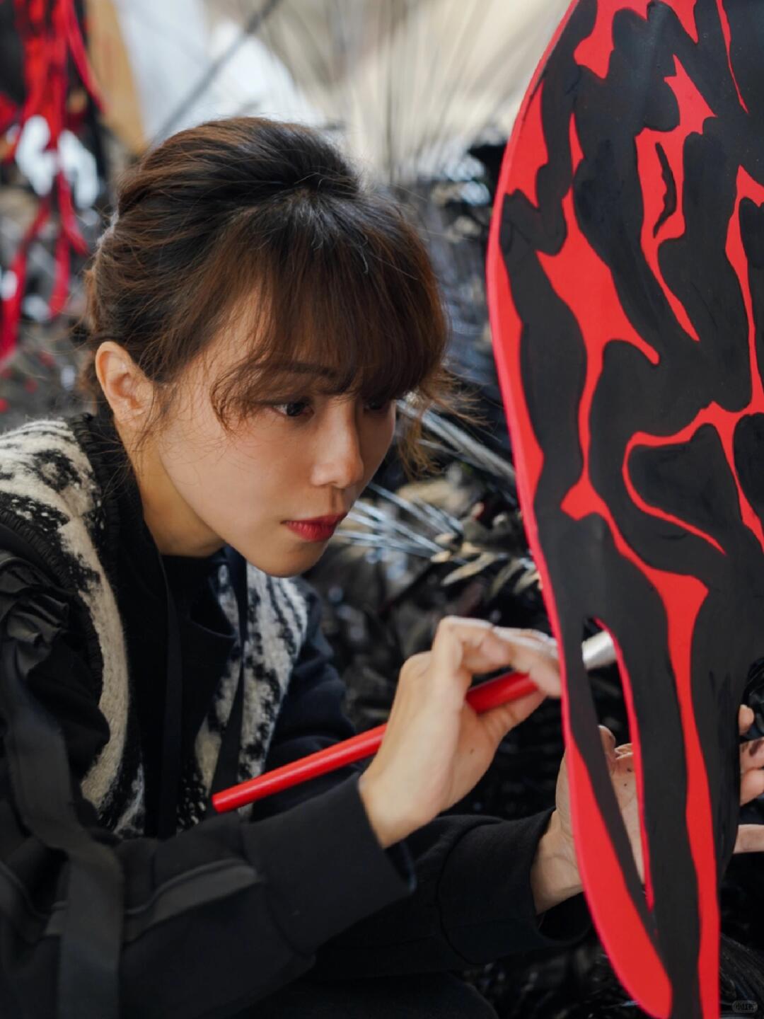 Shanghai Fashion Week Art Installation | Dancing Butterflies Amidst Blooms image 2