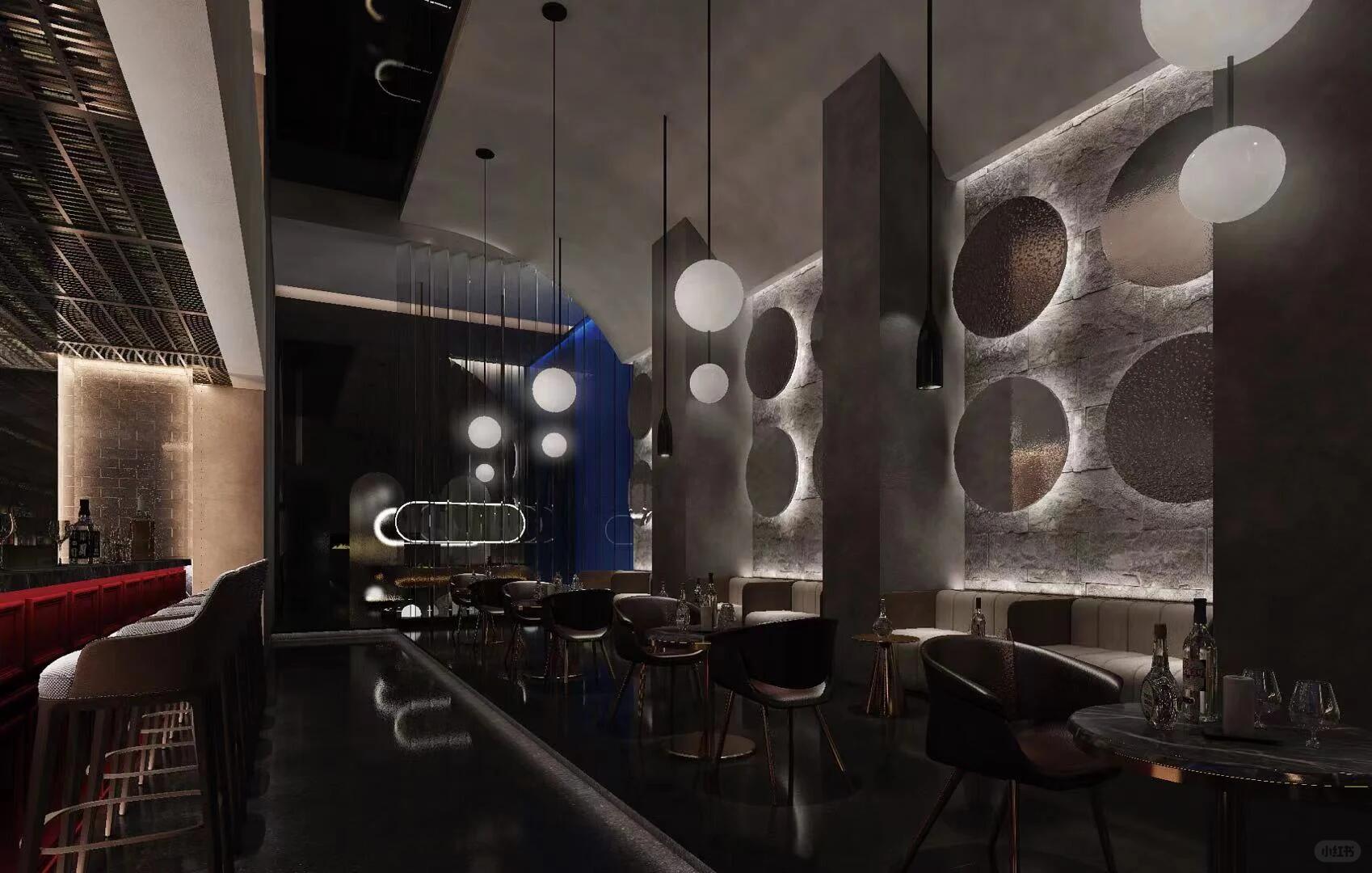 Futuristic Installation || Metallic Planet Art Installation - Bar image 7