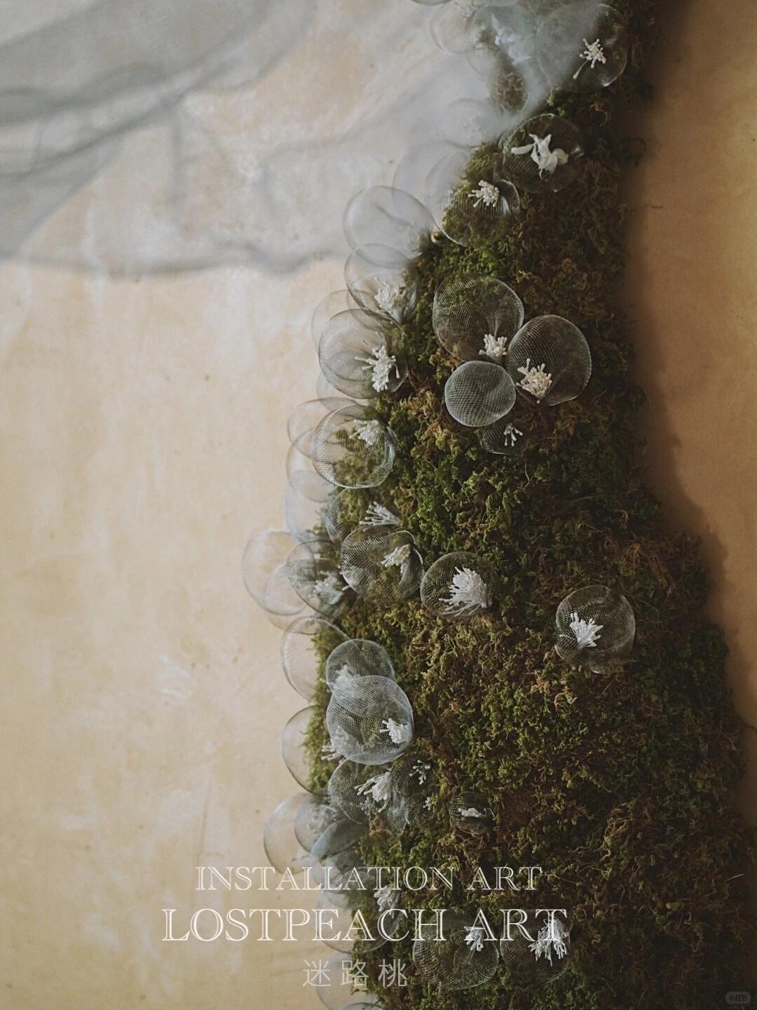Moss Art Installation New Arrangement | Little Spore‑like Spirits image 4