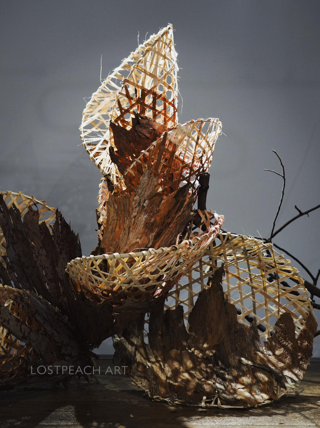 Brand Tea Room Art Installation | Structural Floristry | Falling Leaves image 3
