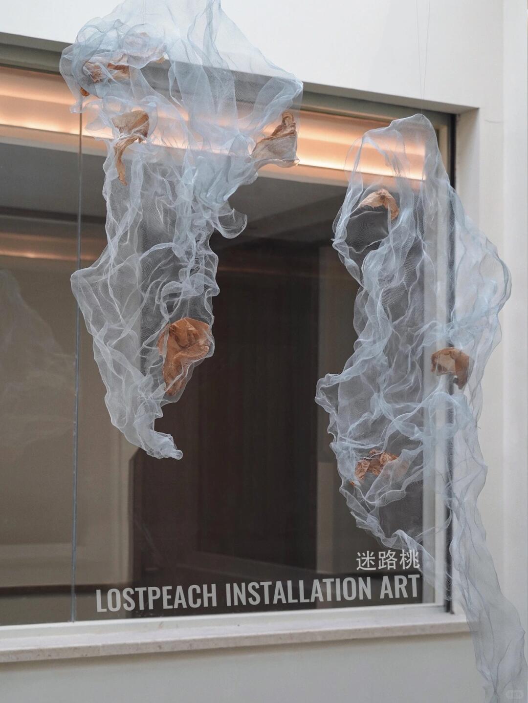 Ten Thousand Meters of Silk Thread, One Thousand Meters of Wooden Slices | Autumnal Ancient-Style Suspended Art Installation image 2