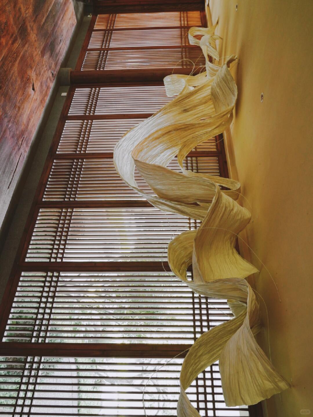 Intangible Cultural Heritage Dried Noodle Art Installation | Inverted Hills in Reflection image 10