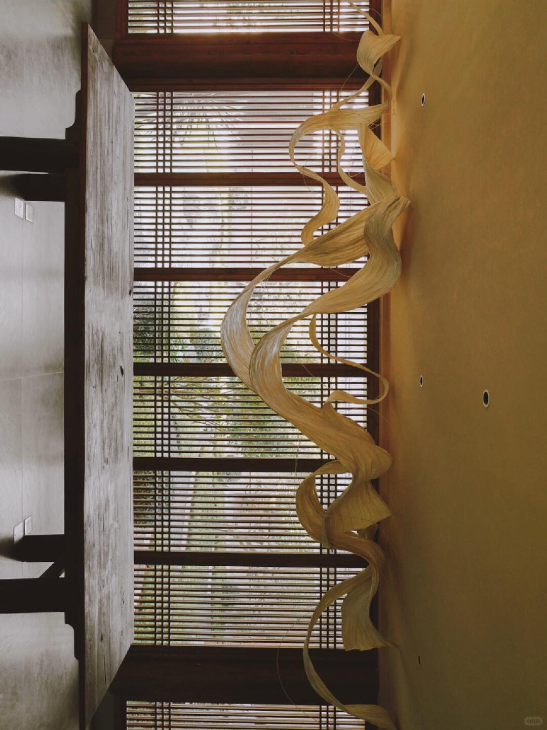 Intangible Cultural Heritage Dried Noodle Art Installation | Inverted Hills in Reflection image 2