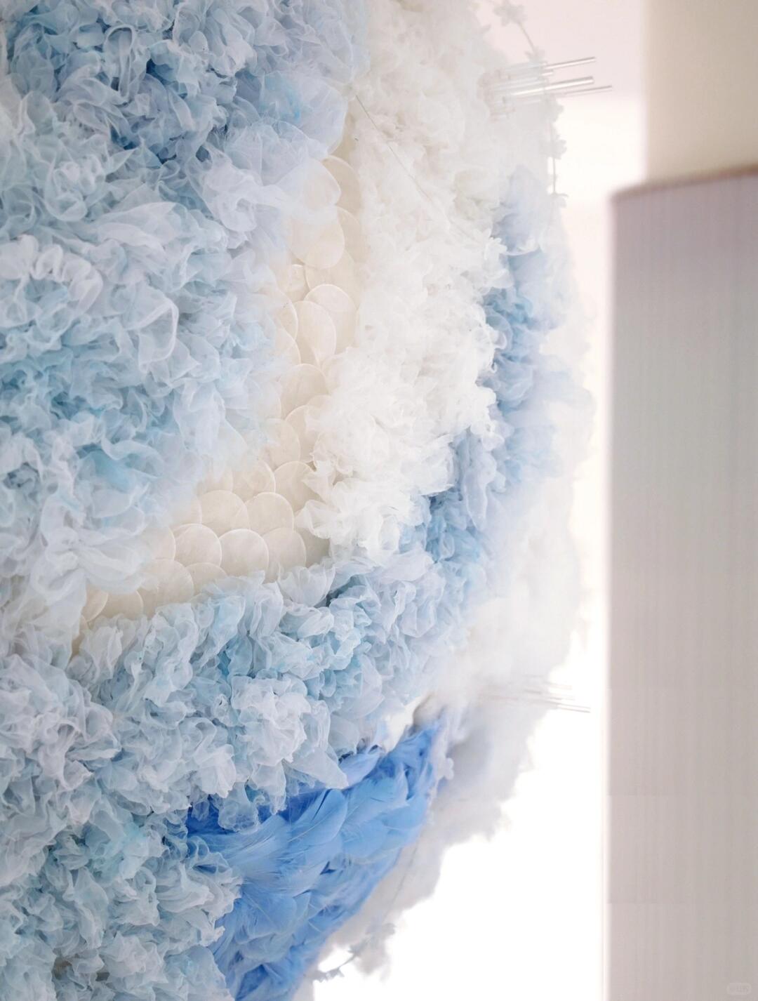 A Fluffy Ocean Planet | Fabric Manipulation Art Installation image 2