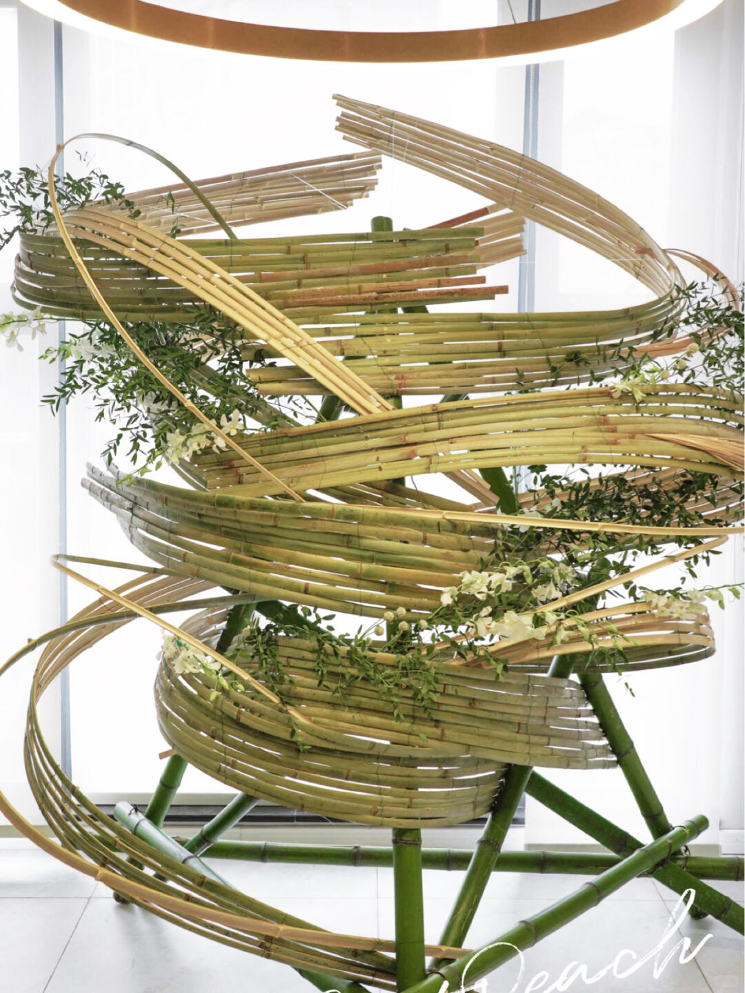 Chengdu Bamboo Installation Art | Hotel Installation image 3