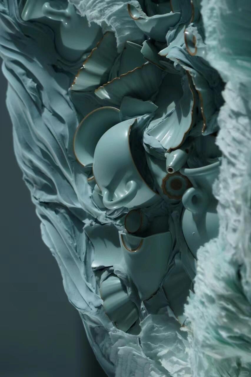 用千片碎汝瓷，刻画唯美宋代美学 | 装置艺术 image 3