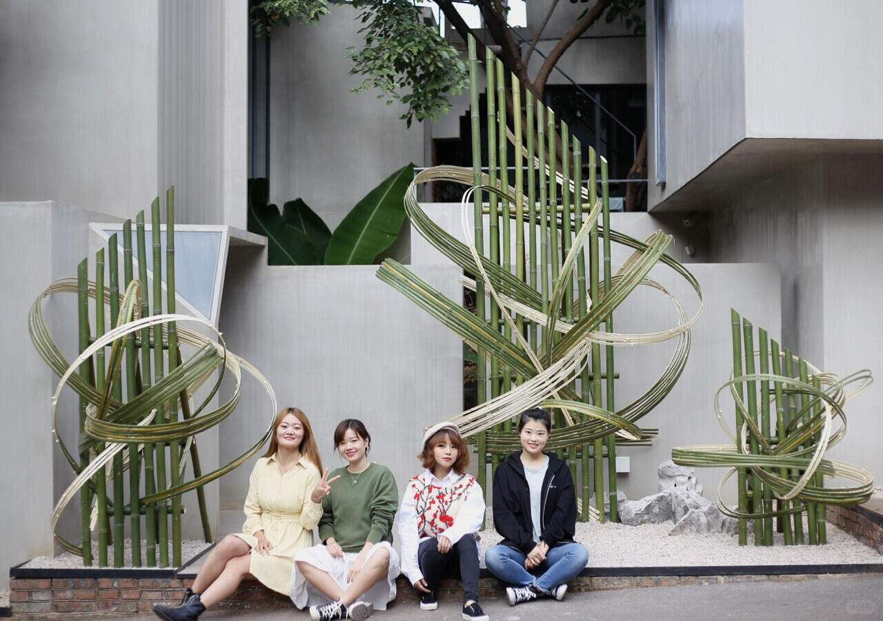 Guqin Studio Entrance Installation | Bamboo Art Installation