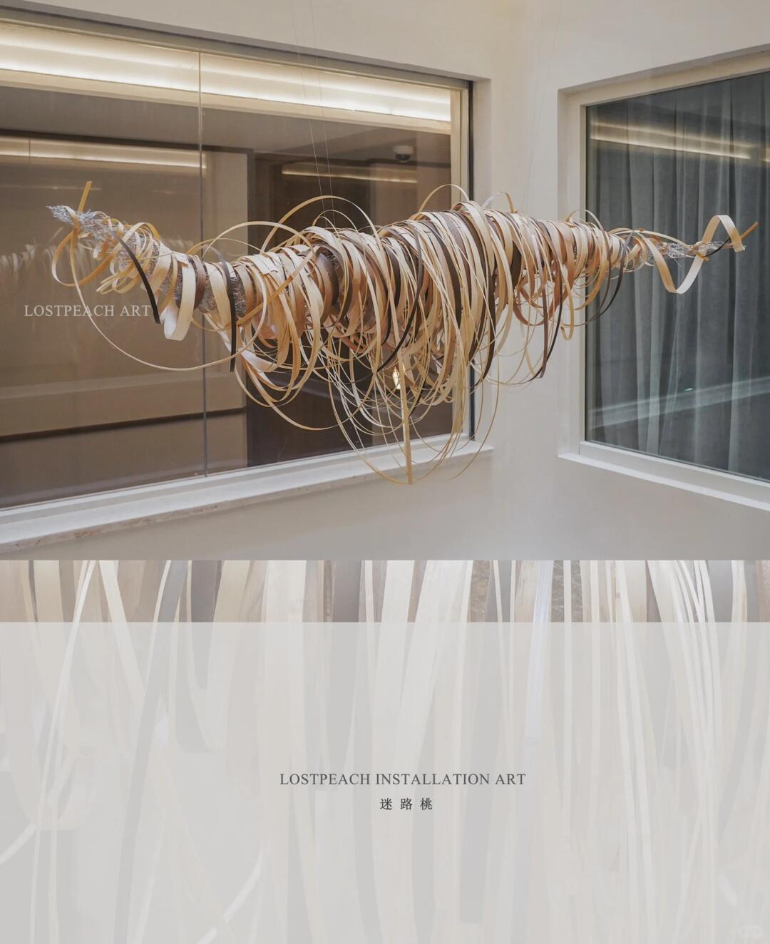 Trajectory | Stacking Installation Materials, the Natural Artistry of Bamboo Strips image 1